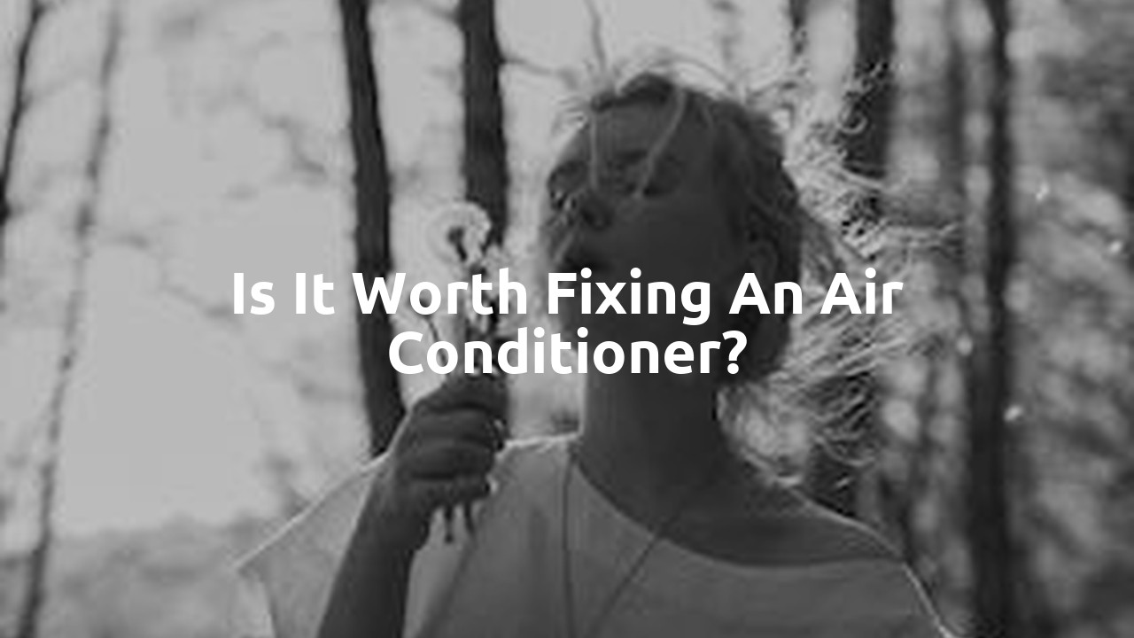 Is it worth fixing an air conditioner?