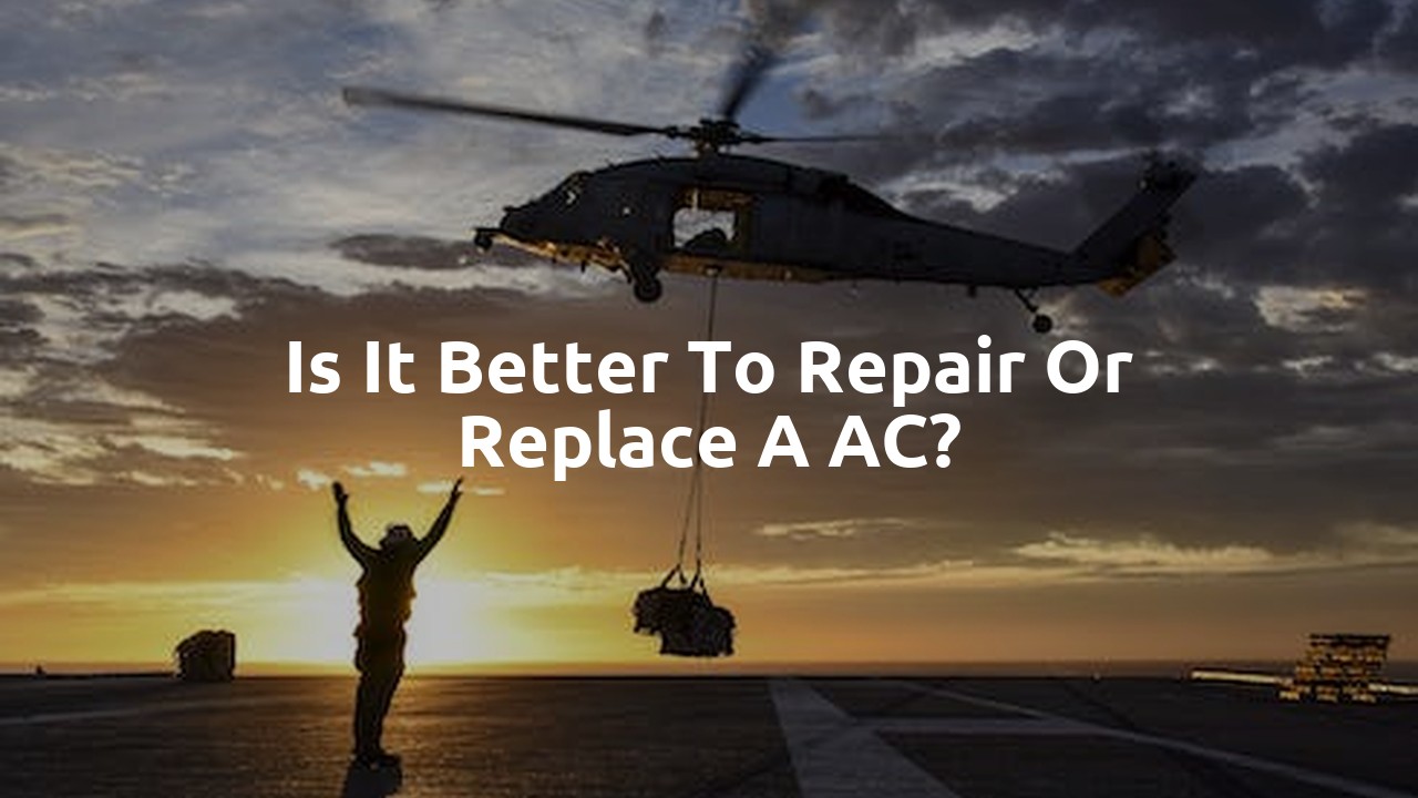 Is it better to repair or replace a AC?